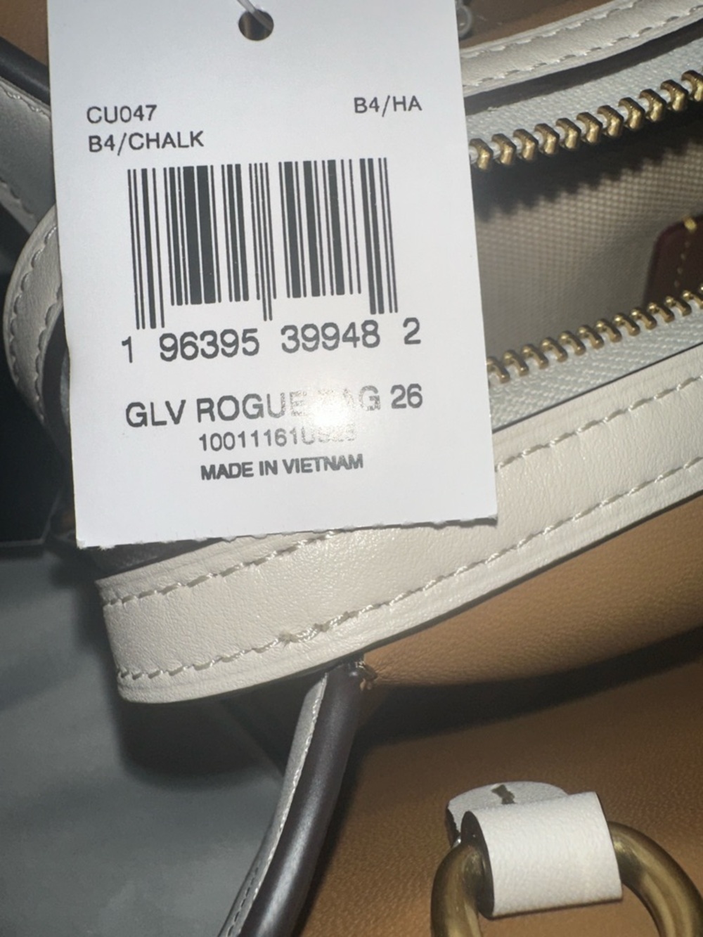 Coach Chalk Rogue Bag 26 with Gold Hardware - Picture 8 of 16